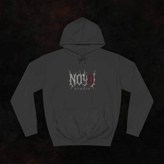 Edgy Unisex College Hoodie - Unique Graphic Apparel for Students, Gift for Campus Life, Cozy Sweater for Fall, Trendy Streetwear